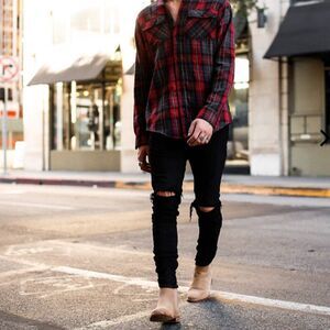 ORO Los Angeles The Noir Everyday Black Denim Jeans Size 32